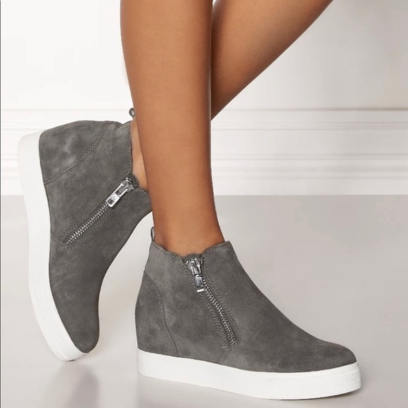 steve madden wedgie gray